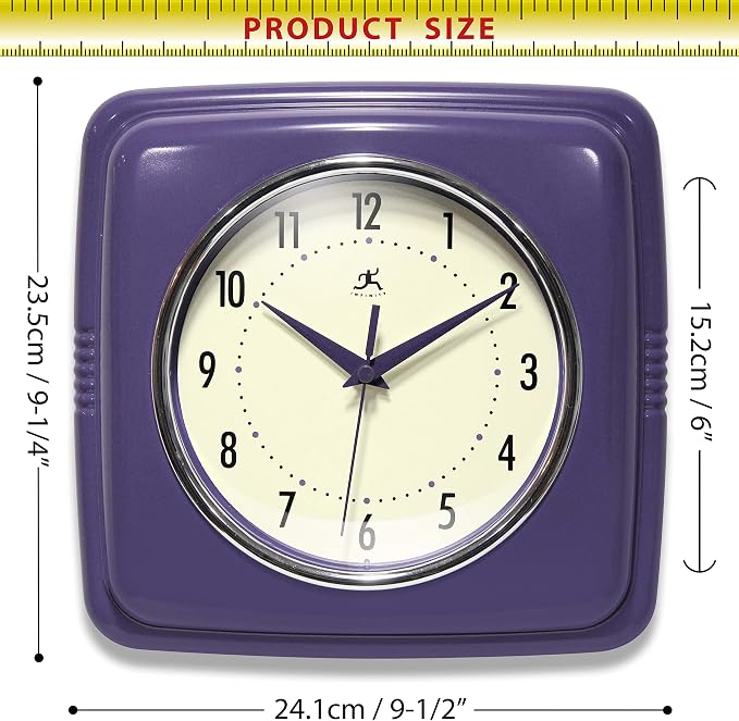Infinity Instruments Retro Wall Clock - Image 5