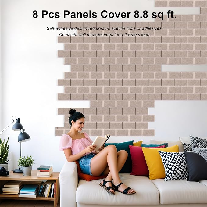 WoveN SounD Brick Acoustic Wall Panels Seamless Visual, High Density, Sound - Image 2