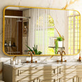 Easly 26 x 38 Inch Bathroom Mirror, Rounded Rectangular Vanity Mirror by EASLY