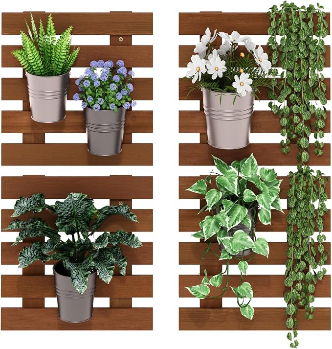 Furinno TIOMAN Outdoor Vertical Wall Planter, - Image 4