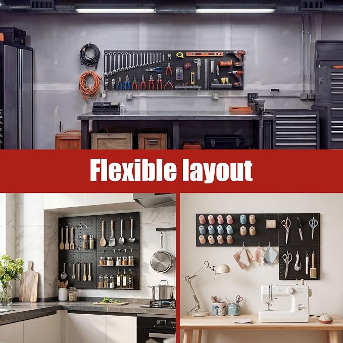 4 Pack Metal Pegboard Panels - Image 7