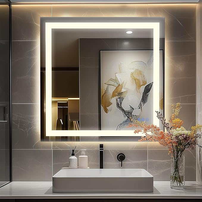Antok 36"x 36" LED Bathroom Mirror by AntokMirror