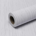 White Grasscloth Peel and Stick Wallpaper Vintage Texture Removable Waterproof by Qianglive