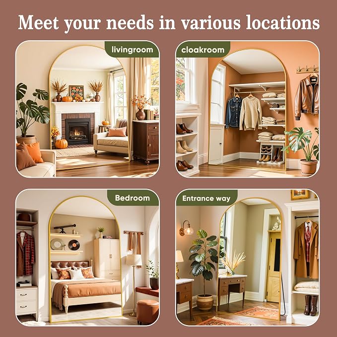 Full Length Mirror, Oversized Floor Mirrors, Leaning Free Standing Mirrors - Image 9
