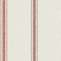 Chesapeake 3115-12464 Linette Burnt Sienna Fabric Stripe Wallpaper, Burnt Sienna by Chesapeake
