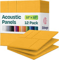 Acoustic Panels 12-Pack Soundproof Wall Panels 12"x12"x0.4" Decorative Sound by EkkogoAcousticPanels