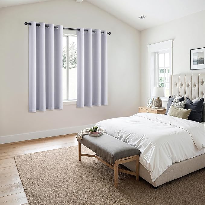 MIULEE Blackout Curtains for Bedroom Living Room 2 Panels, Thermal Insulated - Image 6