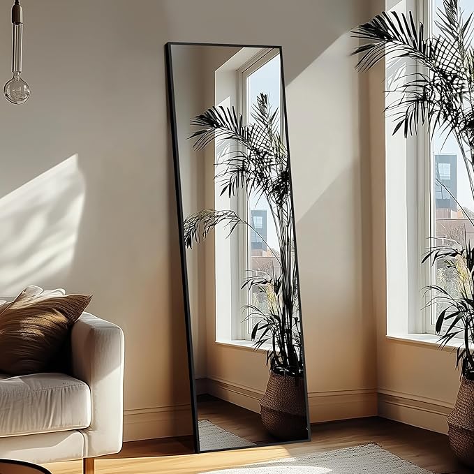 Delma Full Length Standing Mirror, Large Floor Mirror - Image 2
