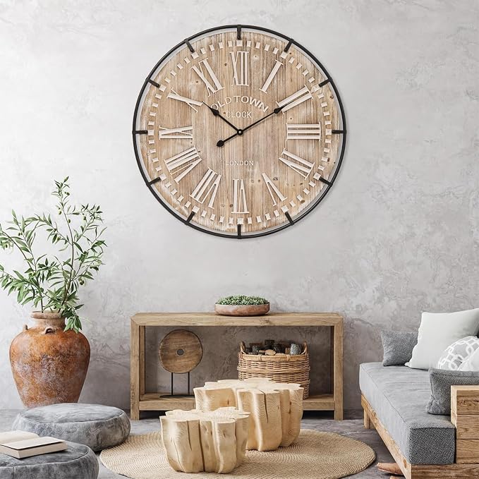 Farmhouse Wall Clock 30 Inch - Image 3