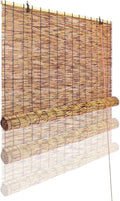 Reed Curtain, Bamboo Light Filtering Roller Shades by Tgzwme