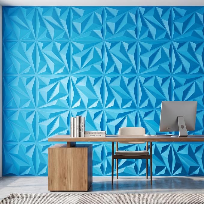 3D Wall Panel Diamond for Interior Wall Decor, Waterproof, Heat Resistant PVC - Image 4