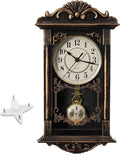 Clockswise Vintage Grandfather-Style Wall Clock by Clockswise