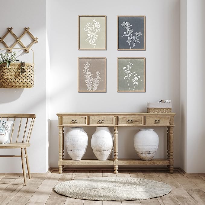 Liswit Framed Boho Wall Art Set of 4 - Image 2