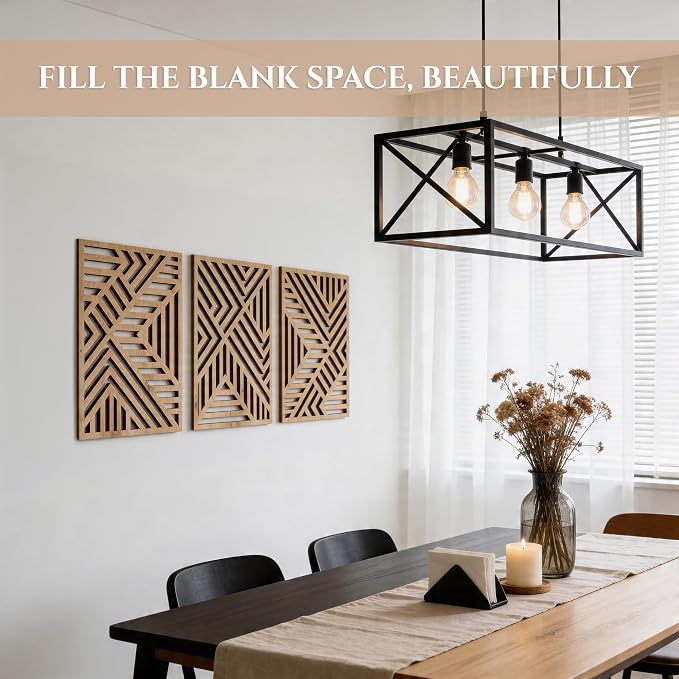 qmmp Modern Wooden Wall Sculptures - Image 2