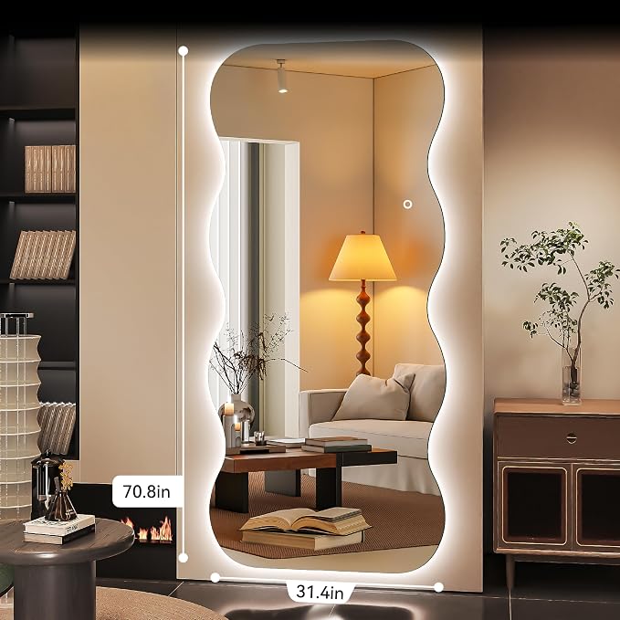 Hasipu Wavy Full Length Mirror - Image 2