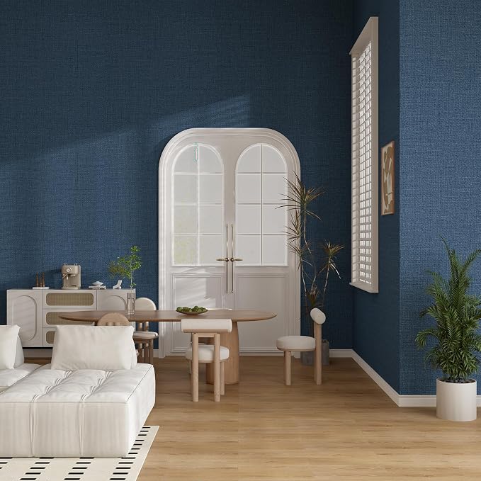 Grasscloth Wallpaper Textured 20.8"x394" - Image 7