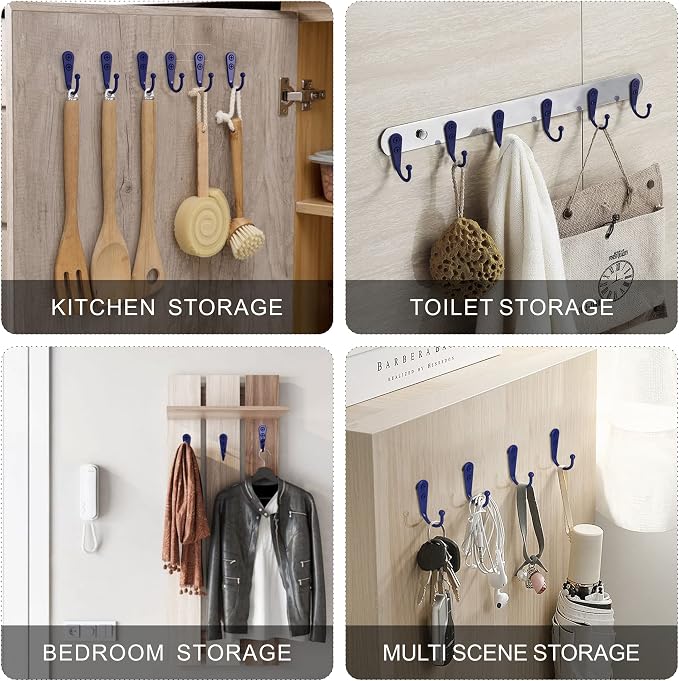 ZAYBOD Coat Hooks for Wall, Decorative Hanging Hooks for Coats, and Bags - Image 3