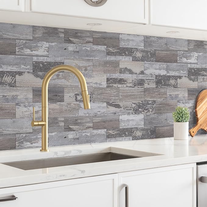 StyloVue 4 Pieces Peel and Stick Backsplash - Image 5