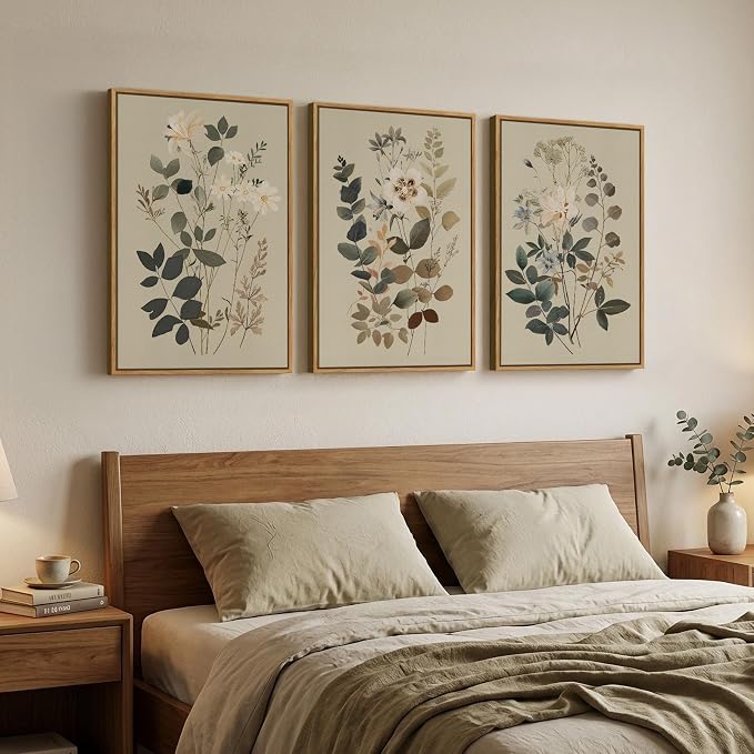 Framed Vintage Botanical Wall Art - Image 2