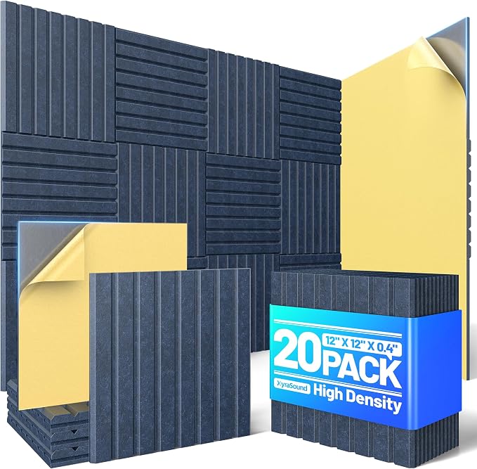 20 Pack Sound Proof Foam Panels by Unknown