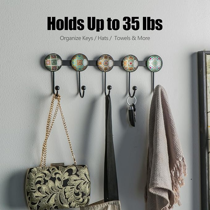 Boho Coat Rack Wall Mounted - Image 5
