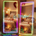 Hasipu 71"x31" LED RGB Bluetooth Full Length Mirror by Whatssuitableisthebest