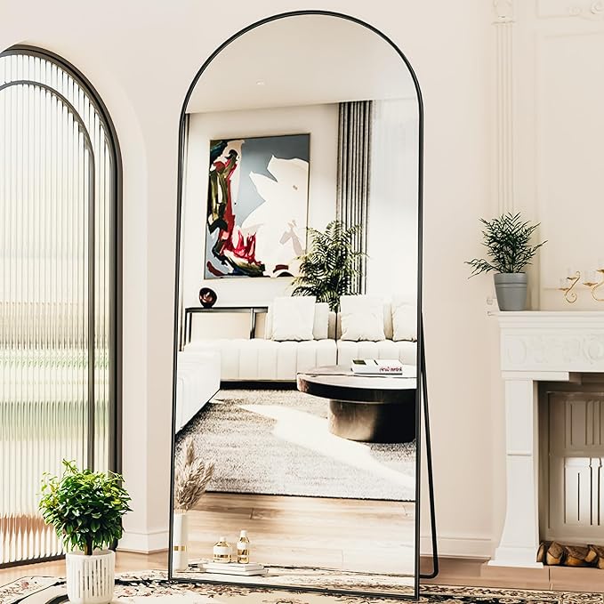Antok Full Length Mirror, Arched Floor Standing Freestanding Arch Full Body by AntokMirror