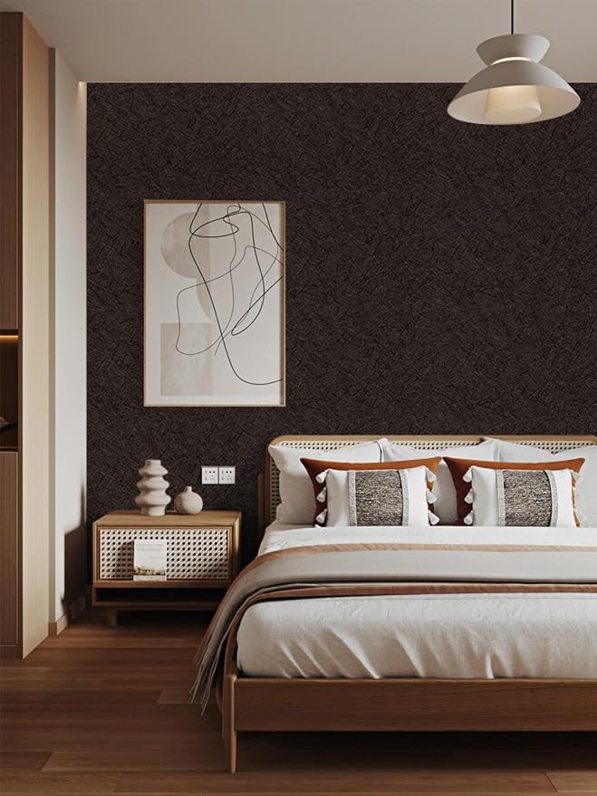 Brown Peel and Stick Self Adhesive Wallpaper - Image 5