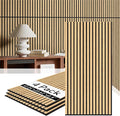 Olanglab Wood Slat Wall Panels 4 Pack, Acoustic Wall Panels, 47.24'' x 23.62" by Olanglab
