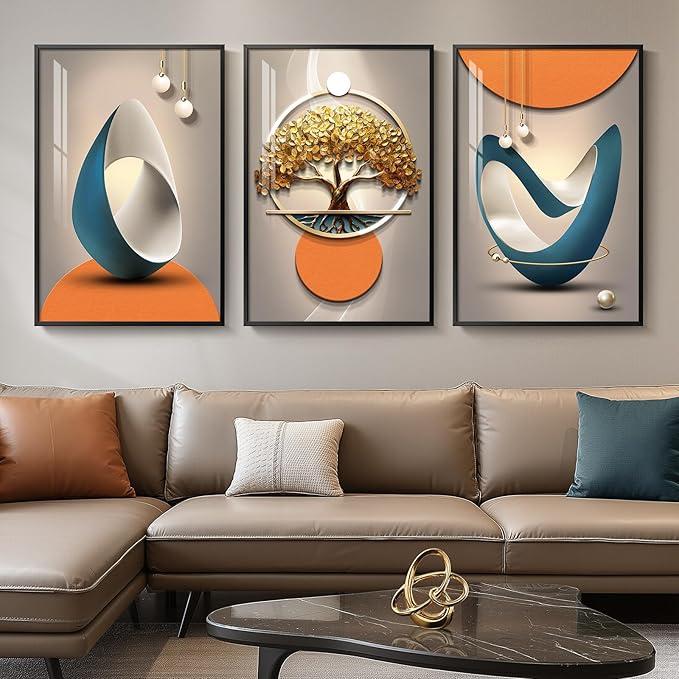 Large Framed Modern Elegant Luxury Wall Art by Cuspin
