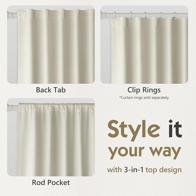 FMFUNCTEX 100% Blackout Curtains - Image 7