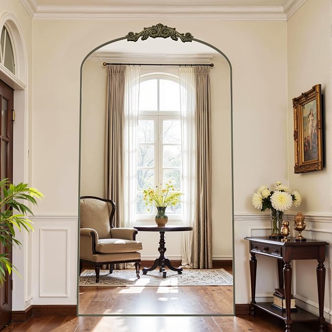 Antok Arched Full Length Mirror, Full Body Mirrors - Image 3