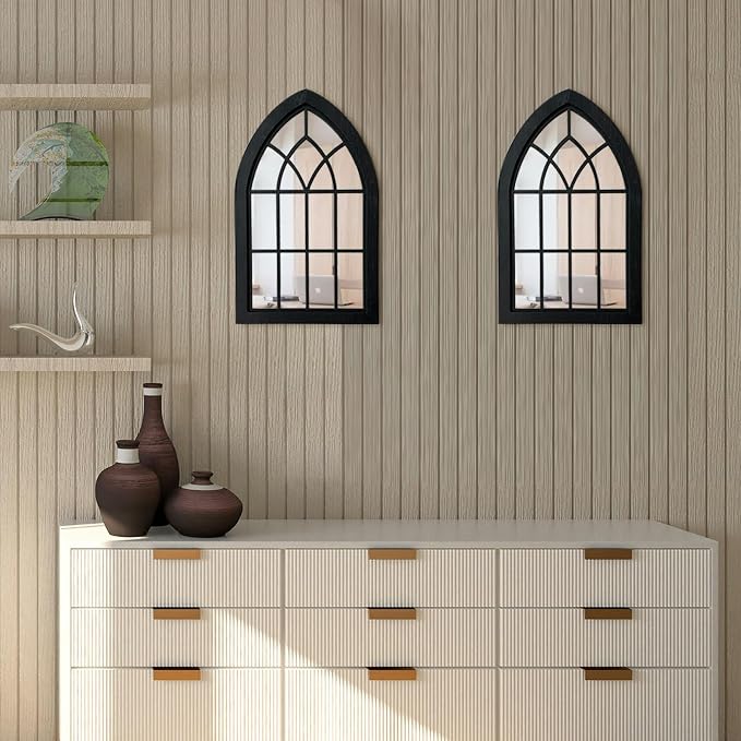 ZEXUIRU 2 Set. Rustic Wall Mirrors - Image 4