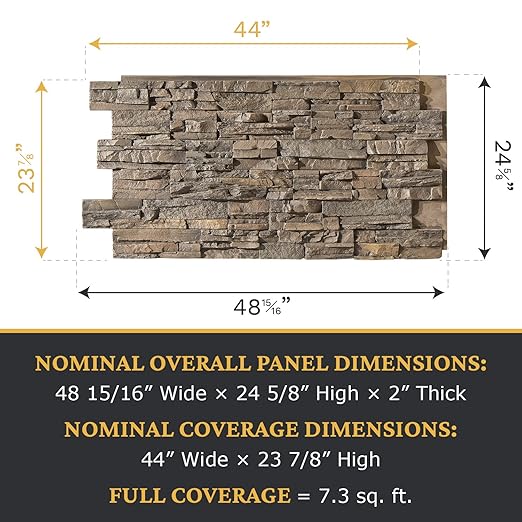 AZ Faux High-Density Polyurethane Faux Stone Wall Covering Panels - Image 4