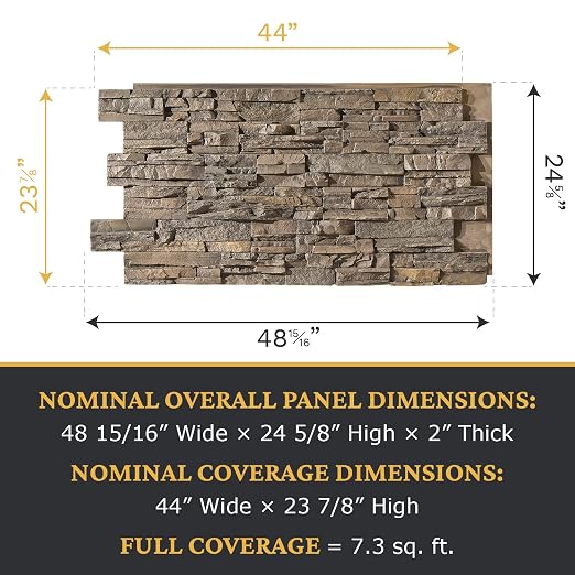 AZ Faux High-Density Polyurethane Faux Stone Wall Covering Panels - Image 3