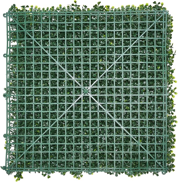 VEVOR Artificial Grass Wall Panels, 40 x 120 inch, Milan Grass Greenery Boxwood - Image 12
