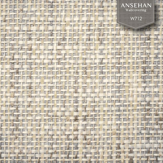 Ansehan Grasscloth Textured Wallcovering W712 Terraces Collection 36" W x 8 - Image 2