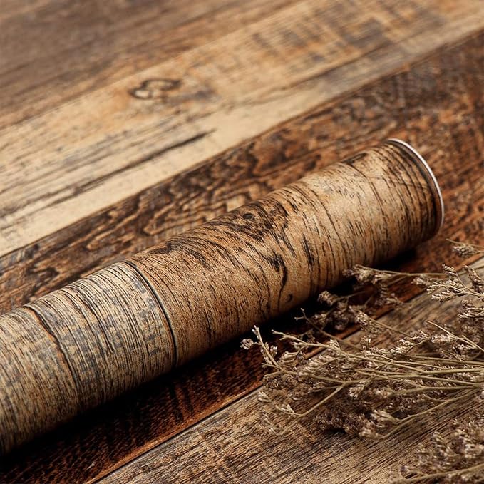 TANONE Wood Contact Paper Kitchen Peel and Stick Wallpaper, Self Adhesive by TANONE