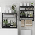 PPN Towel Rack Bathroom Storage Shelves Over The Toilet by PPN