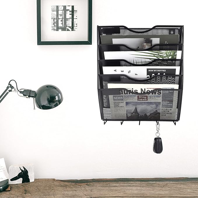 EASEPRES 5 Pocket Mesh Hanging File Organizer - Image 2