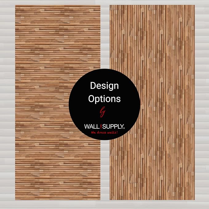 Wall!Supply 3D Wall Panels – Reclaimed Rounded Asian Teak Wood – Home Decor - Image 7
