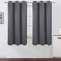 LEMOMO Grey Thermal Blackout Curtains/38 x 63 Inch/Set of 2 Panels Room by Lemomo