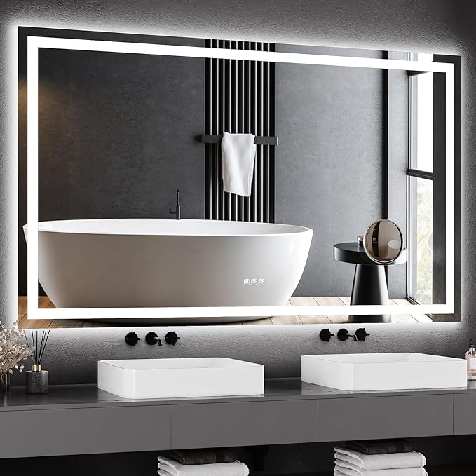 GarveeHome 60x36 LED Bathroom Mirror by GarveeHome