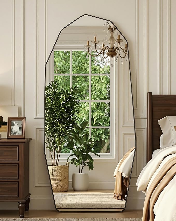 Antok Full Length Mirror, Free Standing Wall Mounted or Leaning Full Body Mirror by AntokMirror