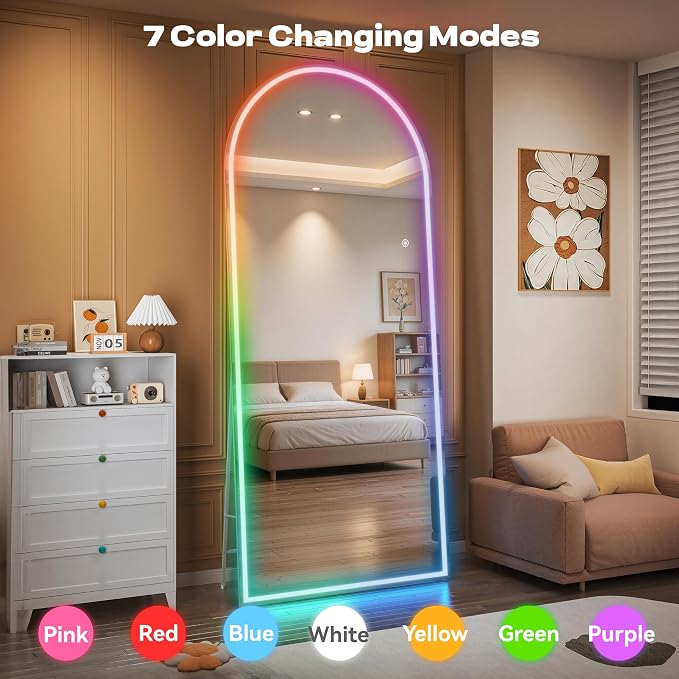 Hasipu Arch Full Length Mirror 79 x 32 in - Image 3