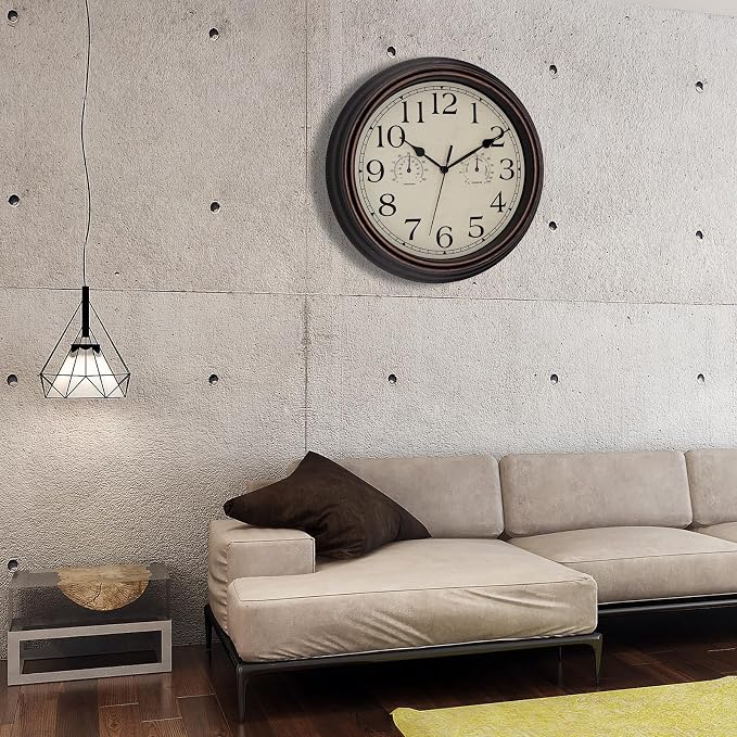 Foxtop Indoor Outdoor Waterproof Wall Clock - Image 4