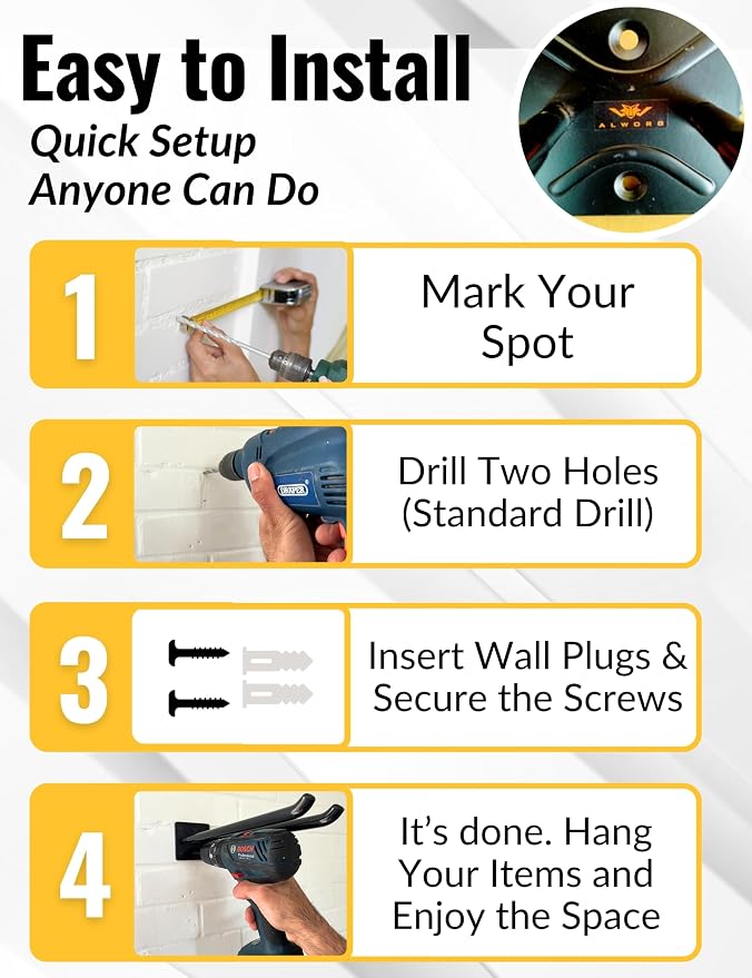 Ladder Hangers for Garage Wall - Image 5