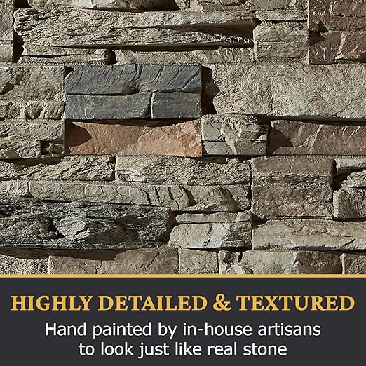 AZ Faux High-Density Polyurethane Faux Stone Interlocking Right Endcap - Image 6