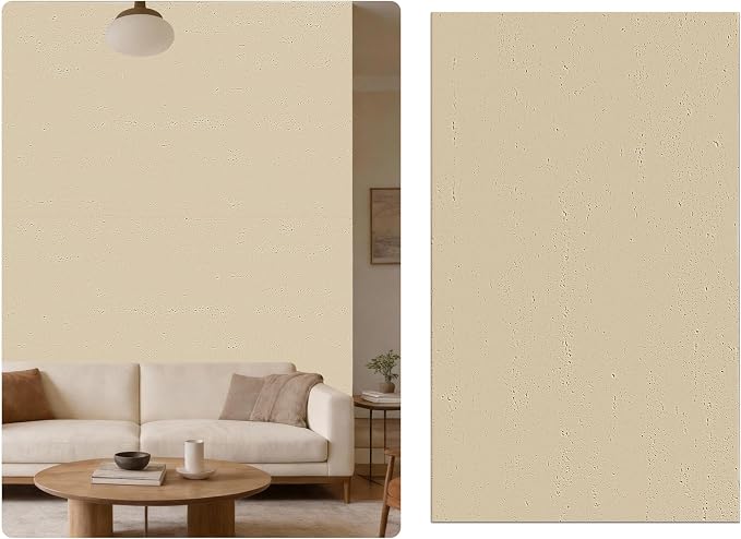 3D Wall Panels - 4PCS 47.2"x23.6" Faux Stone Wall Covering - MCM Modified Clay by NAMAII