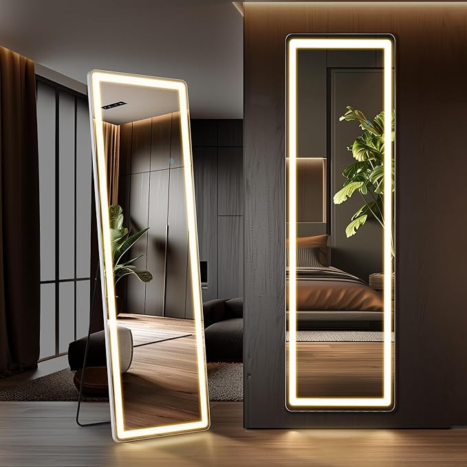 DUMOS 16"×60" LED Full Length Mirror by DumosLifestyle